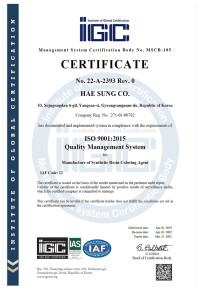 ISO9001:2015 Quality Management System