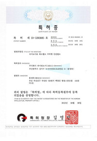 안전 밸브 특허증